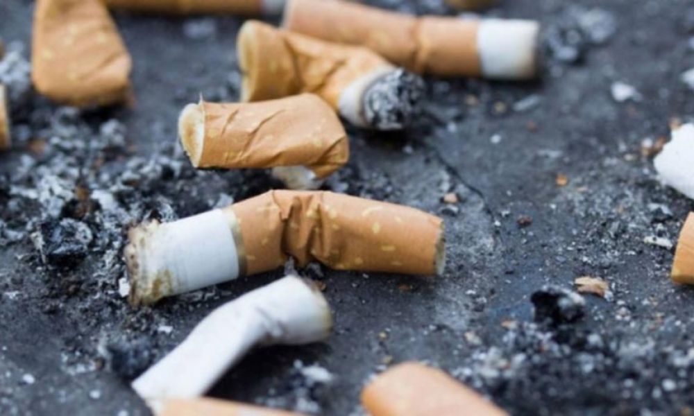 Multarán por arrojar colillas de cigarrillos en la calle
