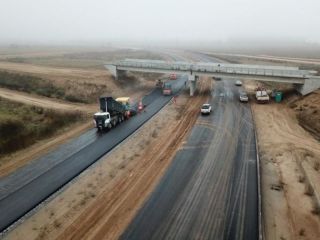 La transformacin en autopista de la ruta 8, tramo Pilar y Pergamino, en su fase final