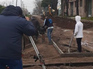 Pergamino: Contina el Plan de Cordn Cuneta en los Barrios Santa Julia, Atahualpa Yupanqui y 25 de Mayo