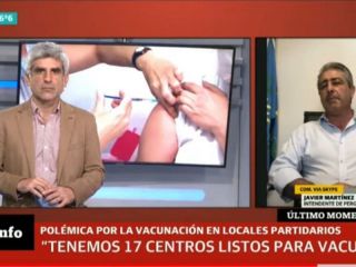 Mart�nez se sum� a las cr�ticas sobre la Vacunaci�n VIP: �Lo dijimos desde el comienzo, lo defin�an a dedo�