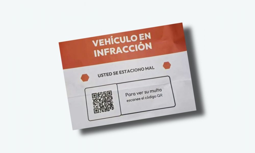 QR falsos en los autos