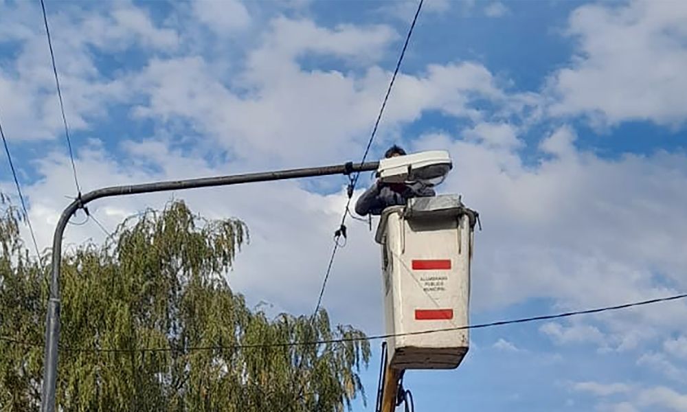 Los Barrios La Rural y La Amalia ahora con luces LED