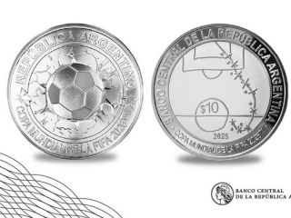 Polémica por la nueva moneda del Banco Central: Homenaje al gol del 86 sin mencionar a Maradona