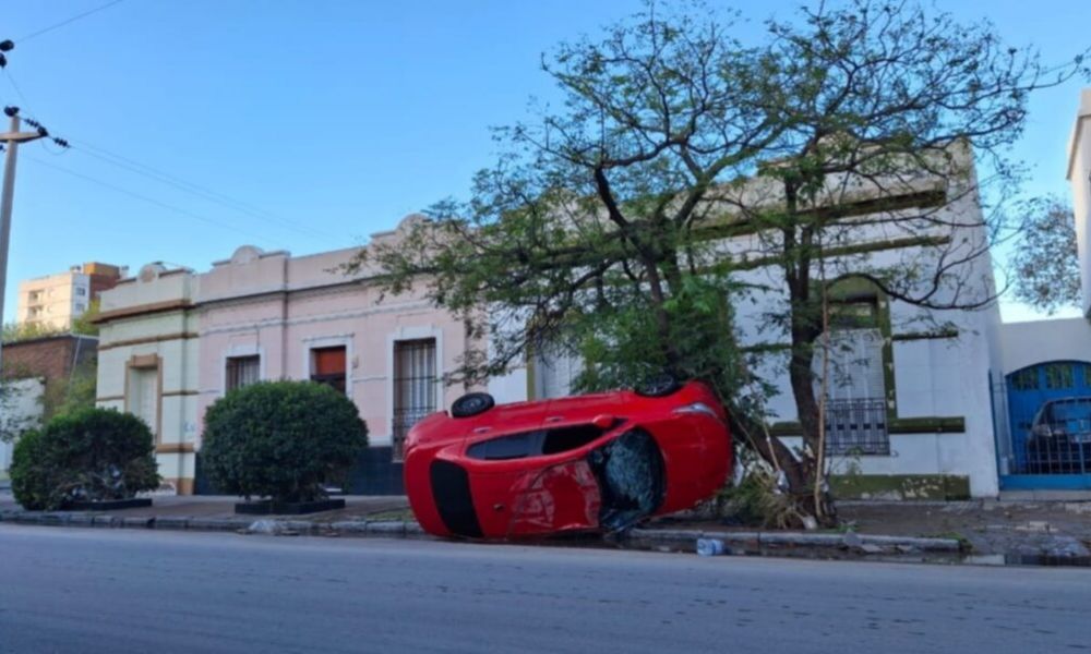 Bahía Blanca, golpeada por el temporal
