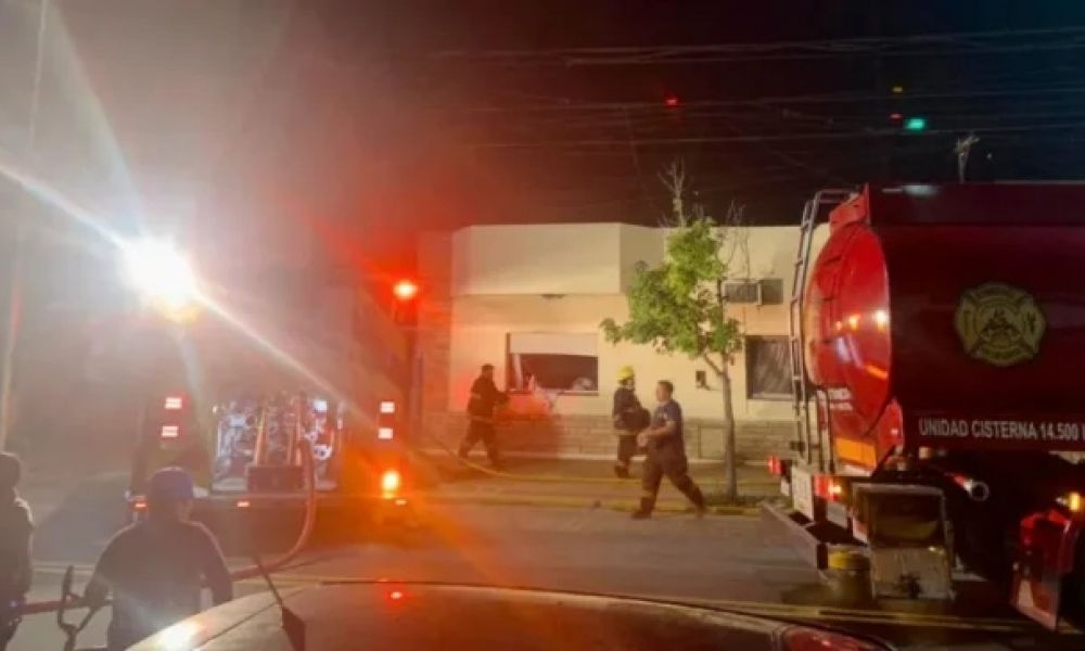 Incendio en comisaría de Pergamino