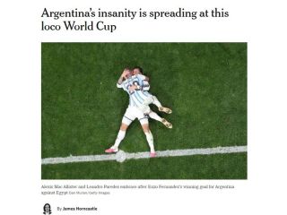 El New York Times se rindió ante la pasión argentina: «Es mucho más que patriotismo»