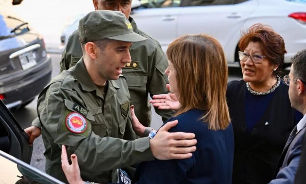 Bullrich se reunió con el gendarme Nahuel Gallo