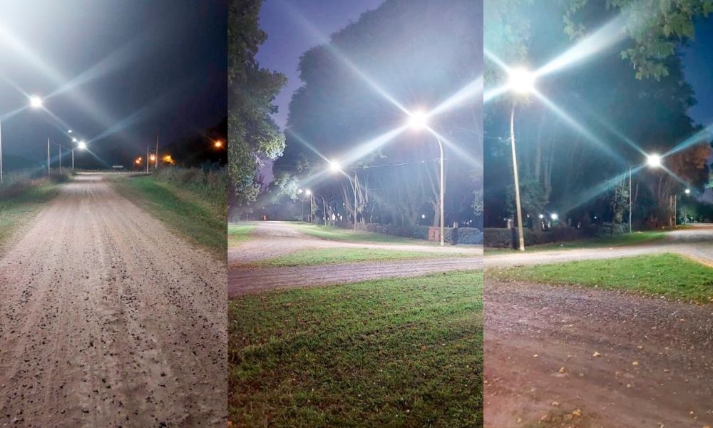 Benítez suma más cuadras con luces Led