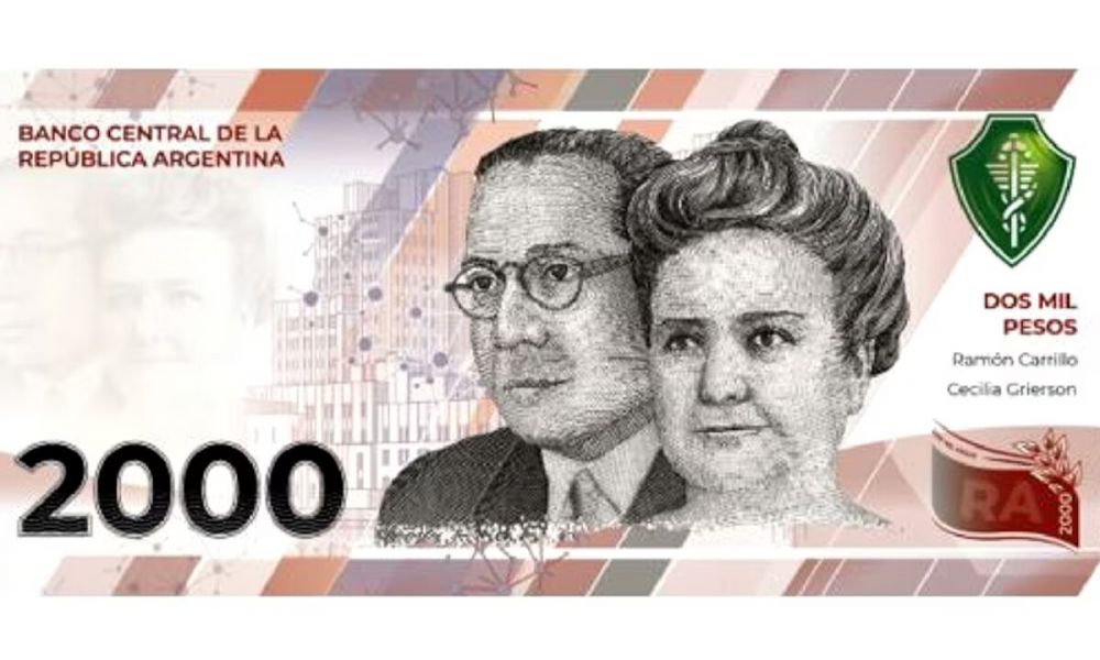 Nuevo billete de $ 2000