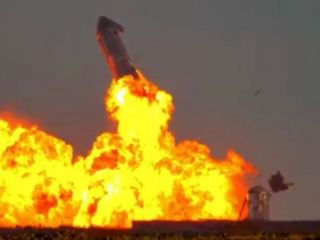 Explot� un prototipo de cohete de la empresa del magnate Elon Musk