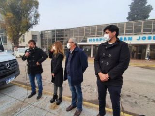 Kreplak visit Pergamino y entreg una ambulancia al Hospital San Jos