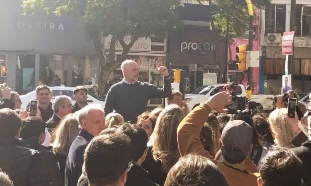Larreta y Santilli pasaron por la ciudad