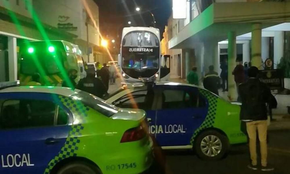 Despliegue policial en Hotel Yaguarón