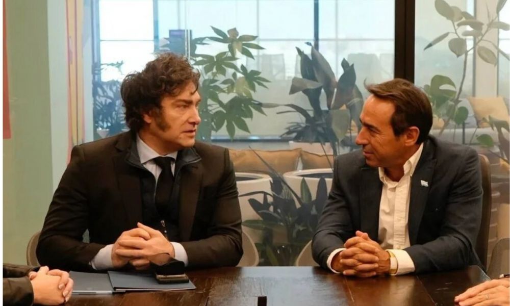 Milei visita Mercado Libre