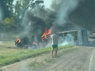 Tragedia en la Ruta 34: Dos personas de Coln murieron en un choque de camiones