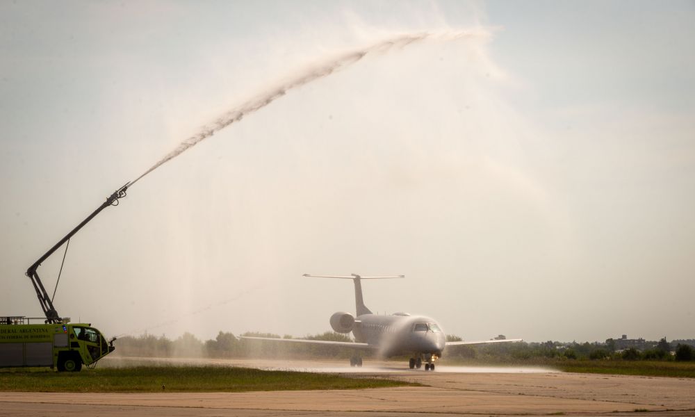 La Fuerza Aérea Argentina presentó el nuevo avión