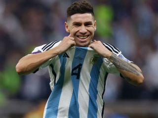 Gonzalo Montiel sufrió una lesión y es duda para el duelo ante Austria