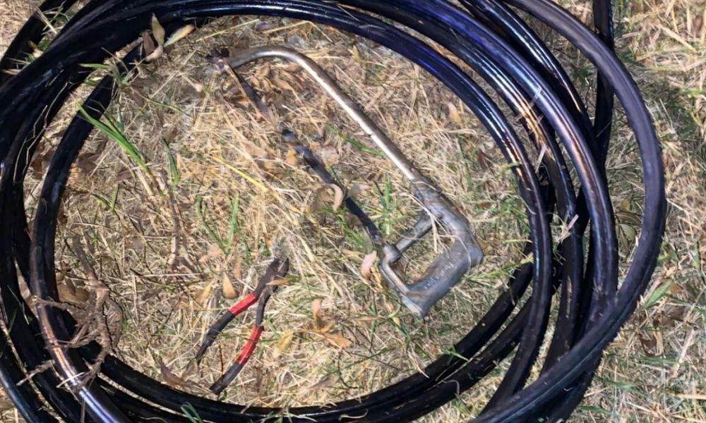 Robo de cables en Pergamino