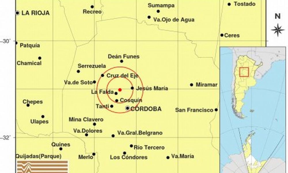 Córdoba sacudida por dos sismos en un solo día