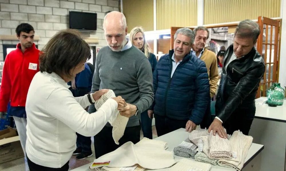 Horacio Rodríguez Larreta se mostró junto Javier Martínez