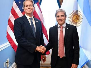 Estados Unidos anunció un auxilio financiero de US$ 20 mil millones para la Argentina