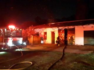 Un incendio provoc daos en el Inta Pergamino: se perdieron aos de ensayos