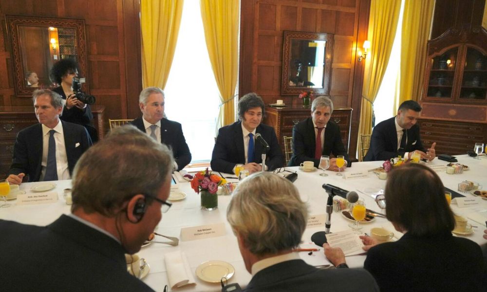 Milei sedujo a los empresarios en Nueva York